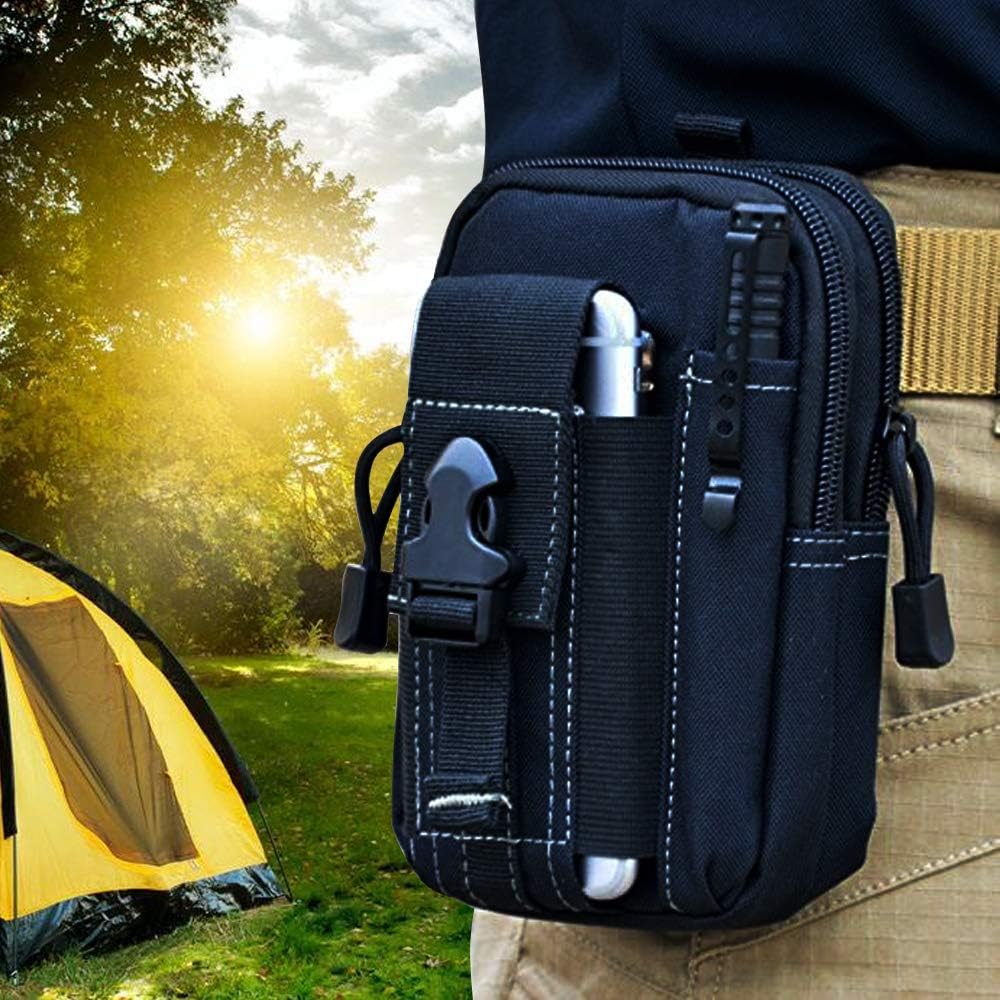 Edc Everyday Carry - กระเป๋าคาดเอวแบบยุทธวิธี Molle กระเป๋าคาดเอวทหาร EDC อุปกรณ์จัดเก็บเครื่องมือ ซองใส่โทรศัพท์