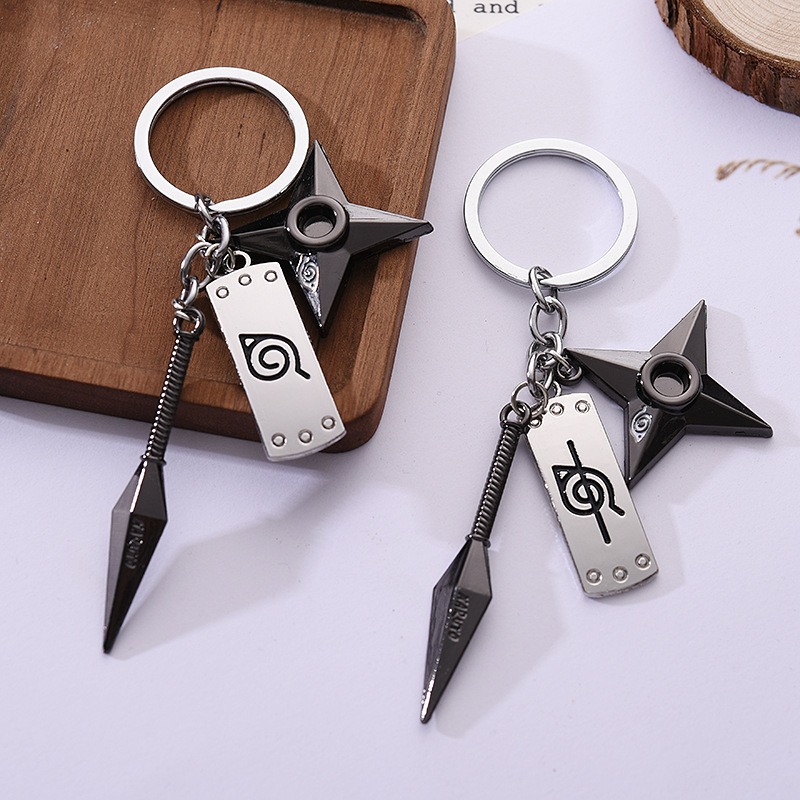 Carabiner Keychain - พวงกุญแจอนิเมะนารูโตะจากบันได อุปกรณ์เสริมสำหรับกระเป๋าเป้ กระเป๋าใส่กุญแจรถ ของตกแต่ง พวงกุญแจ เครื่องประดับสำหรับผู้หญิง