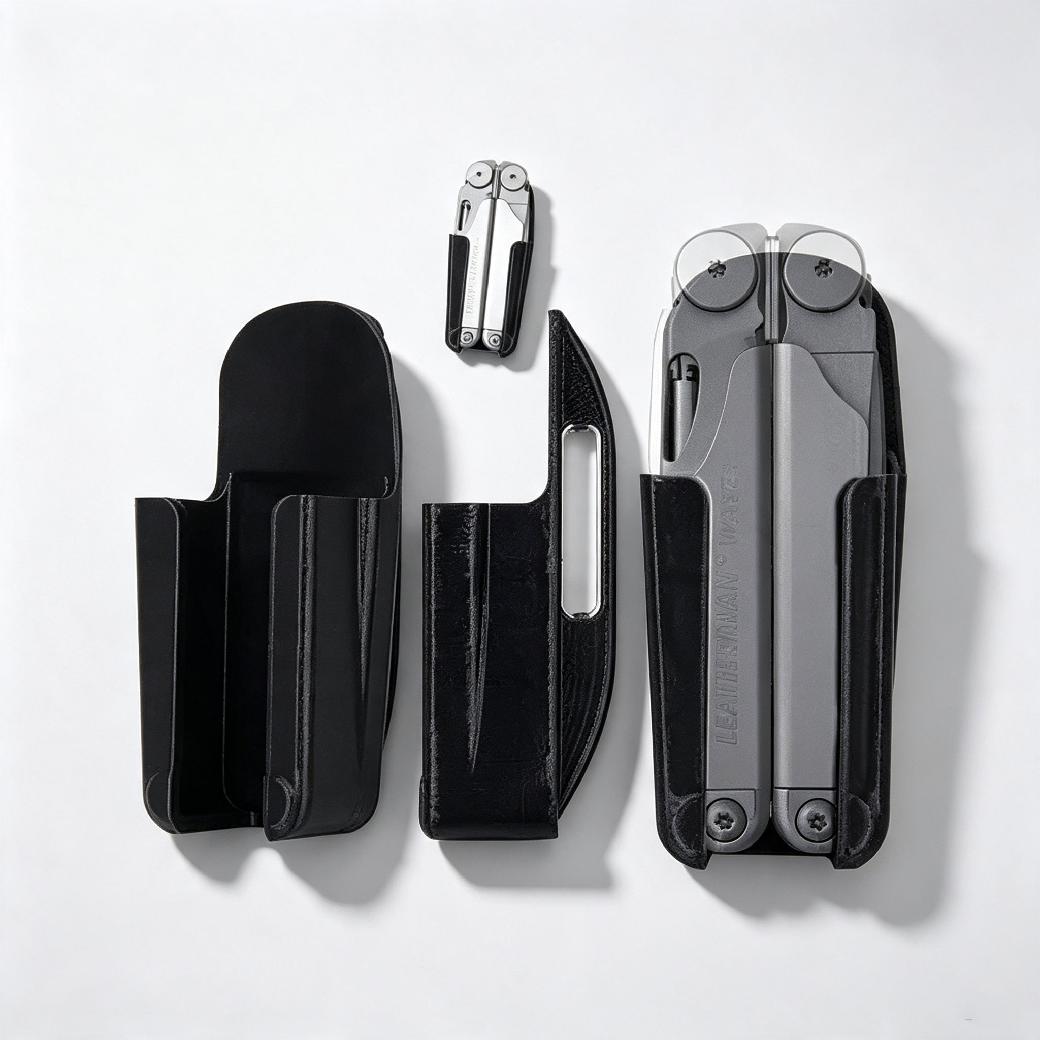 Edc Carry Belt - ซองใส่เครื่องมือป้องกันที่ใช้ร่วมกับ Leatherman Wave Multi-Tool พร้อมคลิปหนีบเข็มขัด ซองเก็บอุปกรณ์
