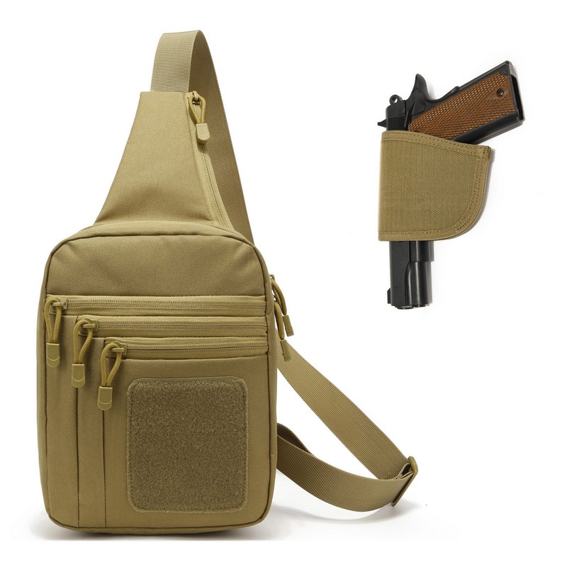 Edc Concealed Carry Backpack - กระเป๋าคาดอกแบบยุทธวิธีใหม่ ซองใส่ปืนพกพา กระเป๋าใส่ปืนแบบซ่อน กระเป๋าคาดลำตัว EDC แบบแปลงเป็นกระเป๋าเป้สะพายหลัง