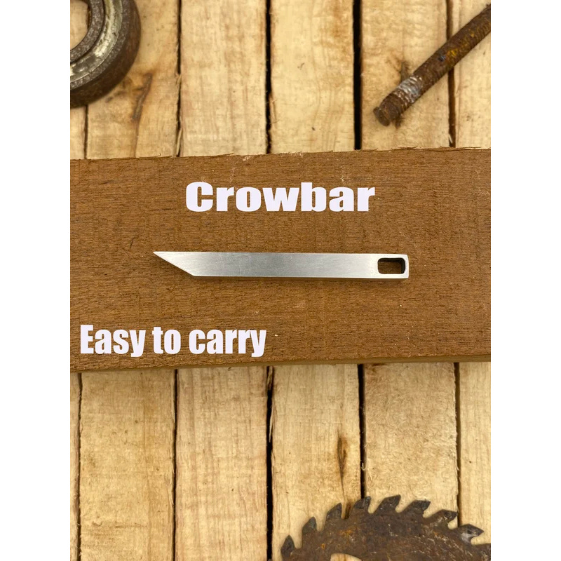Edc Every Day Carry おもちゃ - เหล็กงัดขนาดเล็กสำหรับงานหนัก ทำจากสแตนเลส, อุปกรณ์อเนกประสงค์แบบพวงกุญแจ EDC, พกพาสะดวกสำหรับการใช้งานในชีวิตประจำวันและกิจกรรมกลางแจ้ง