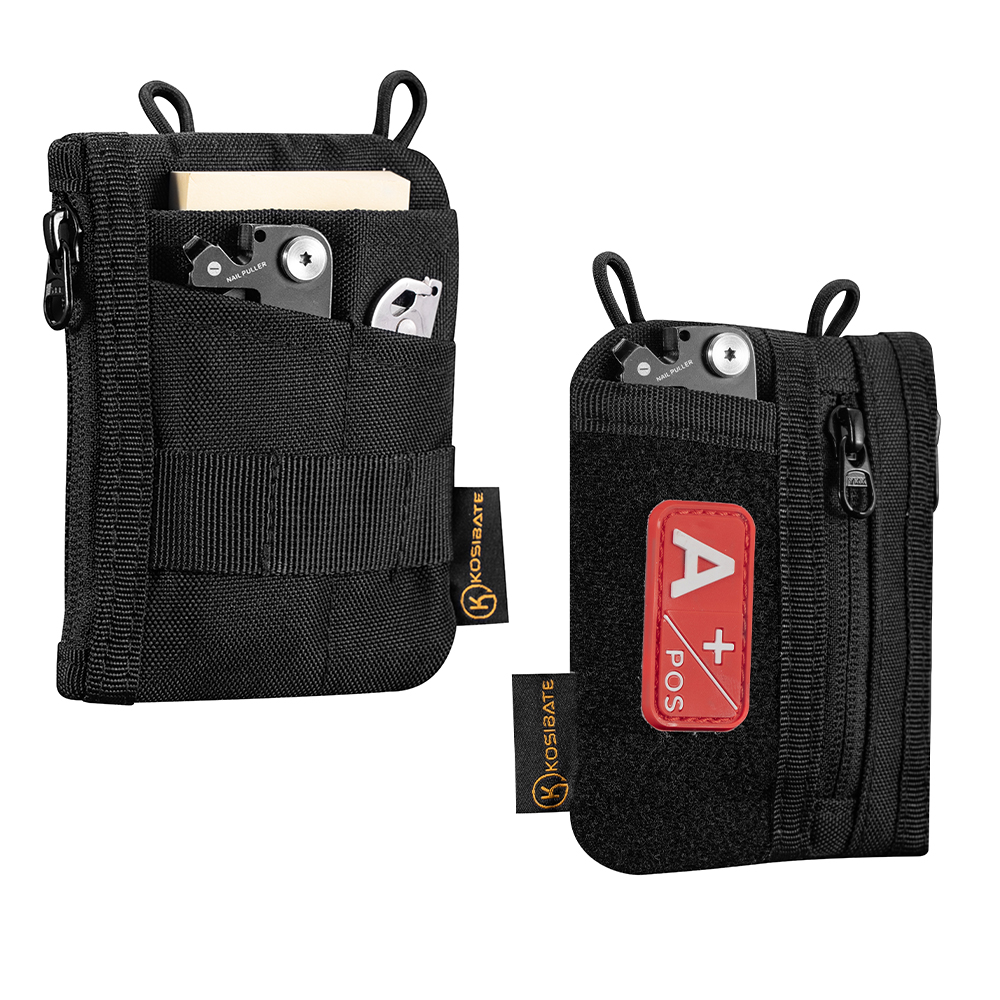 Edc Gear Every Day Carry - กระเป๋าจัดระเบียบ EDC พร้อมพื้นที่สำหรับติดแพทช์ DIY สำหรับพกพาในชีวิตประจำวัน, กระเป๋าใส่เครื่องมืออเนกประสงค์สำหรับอุปกรณ์