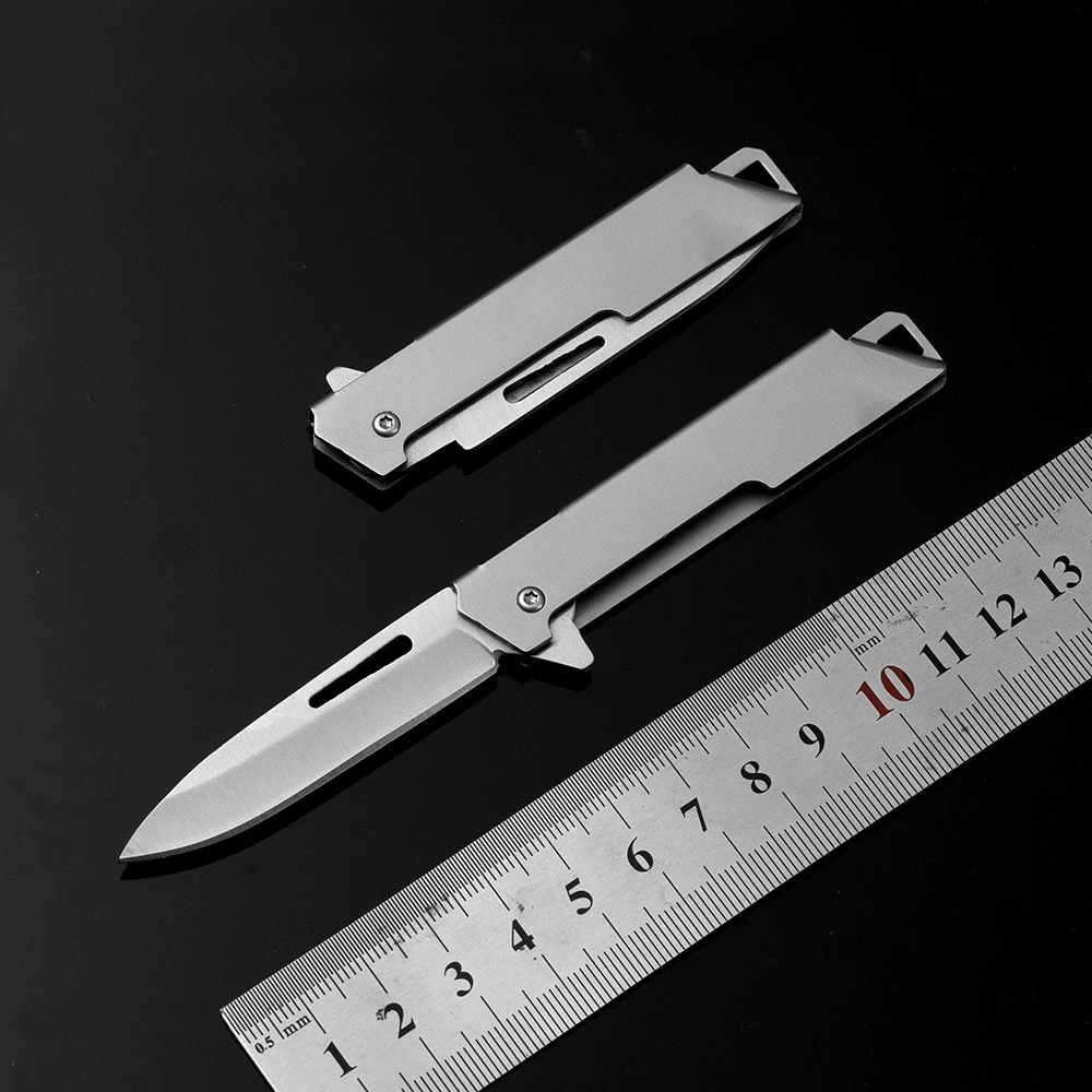 Edc Gear Every Day Carry - EDC มีดพกพาขนาดเล็กสําหรับผู้ชายทุกวันพกพาเกียร์ MINI พวงกุญแจเครื่องตัดกล่องแบบพกพาน้ําหนักเบา SHARP พับ