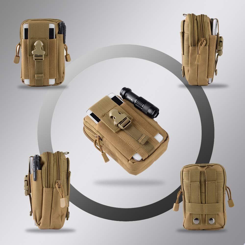 กระเป๋าคาดเอวแบบยุทธวิธี Molle - Edc Everyday Carry บทวิจารณ์และราคา