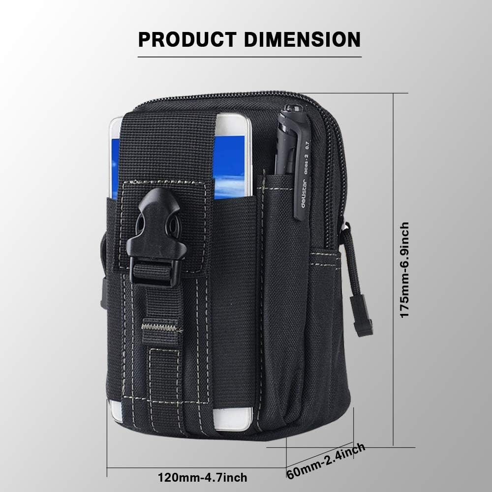 กระเป๋าคาดเอวแบบยุทธวิธี Molle - Edc Everyday Carry บทวิจารณ์และราคา