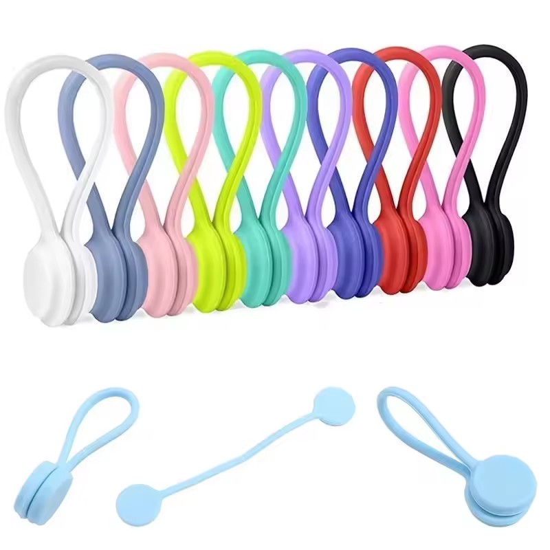 สายรัดซิลิโคนแม่เหล็ก สายรัดจั - Gear Tie Reusable บทวิจารณ์และราคา