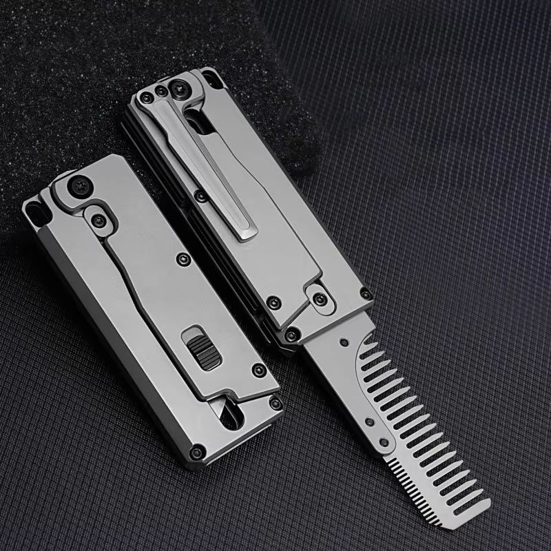 ไทเทเนียมพับหวีหวีเปลี่ยนได้ M - Comb Pocket Titanium บทวิจารณ์และราคา