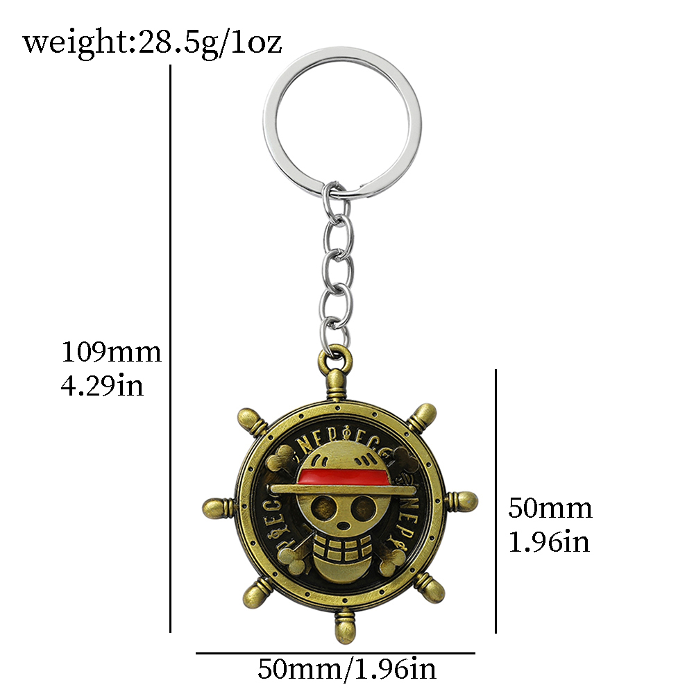 พวงกุญแจอนิเมะวันพีซ ลูฟี่ หมว - Carabiner Keychain บทวิจารณ์และราคา