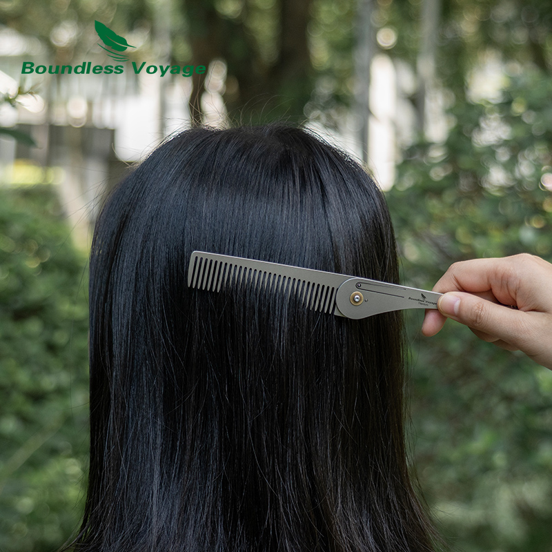 หวีพับไทเทเนียมหวีผมเดินทางน้ํ - Comb Pocket Titanium บทวิจารณ์และราคา