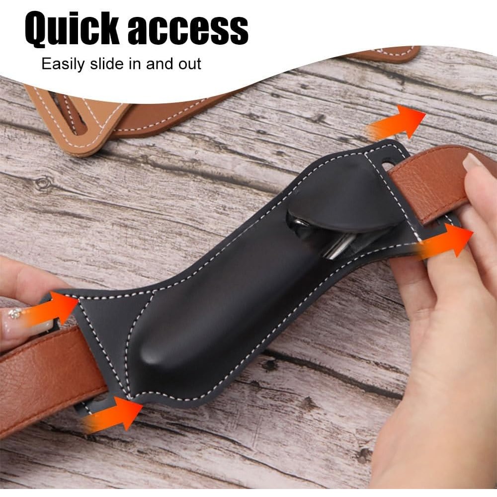 ซองใส่มีดพับ EDC แบบยุทธวิธี ข - Leather Edc. Carry Pouch บทวิจารณ์และราคา