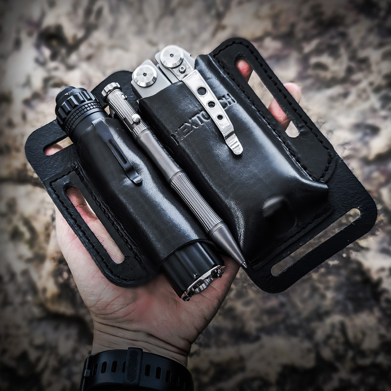 1 ชิ้น กระเป๋าหนัง EDC สำหรับใ - Leather Edc. Carry Pouch บทวิจารณ์และราคา