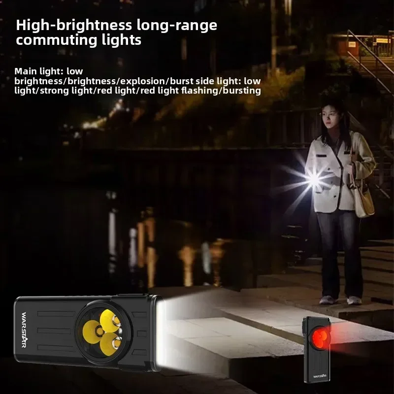 ไฟฉายพกพา EDC LED แบบพวงกุญแจ  - Edc Carry Flashlight บทวิจารณ์และราคา