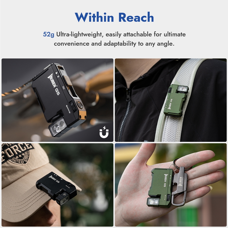 WUBEN G5 & X4 EDC ไฟฉายแบบชาร์ - Edc Carry Flashlight บทวิจารณ์และราคา