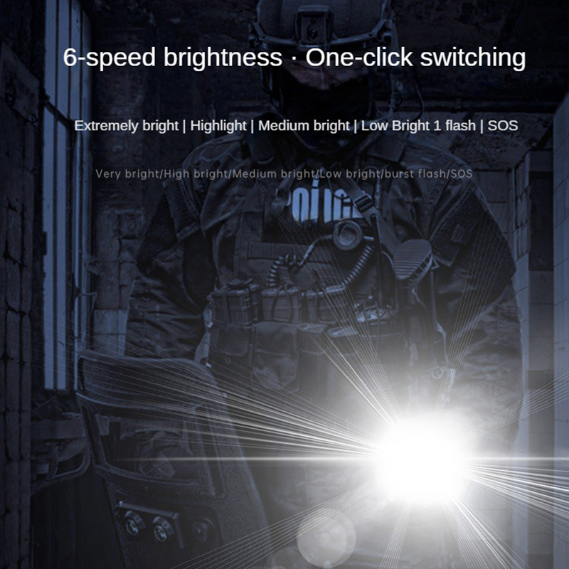 Type-C ไฟฉาย EDC แบบชาร์จแบตเต - Edc Carry Flashlight บทวิจารณ์และราคา