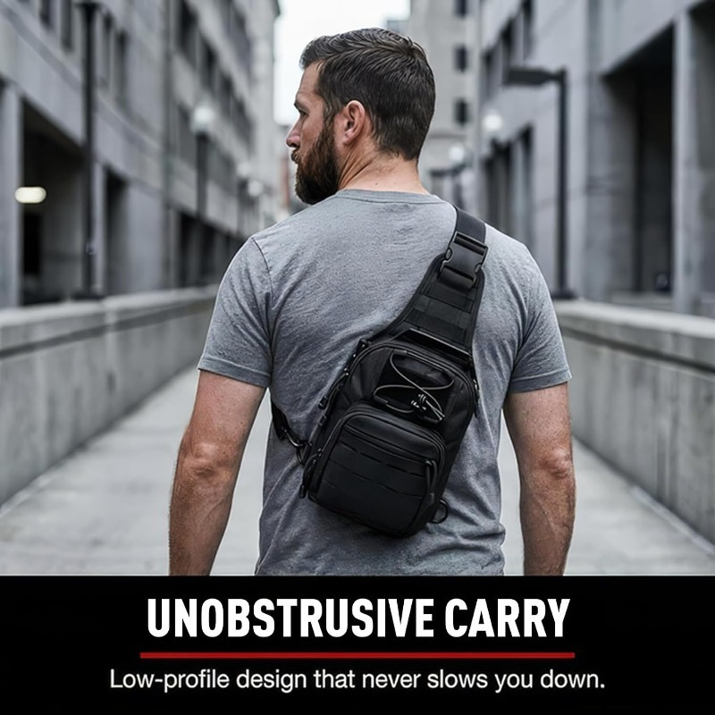 กระเป๋าสะพายข้างแบบยุทธวิธีขนา - Edc Concealed Carry Backpack บทวิจารณ์และราคา