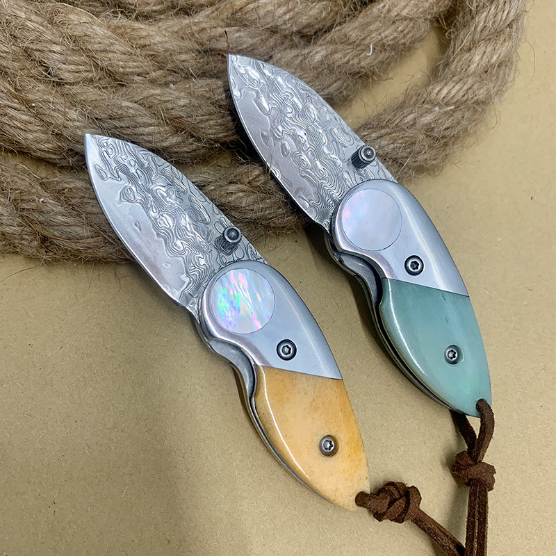 มีดพับขนาดเล็ก RHON Mini Size  - Edc Pocket Carry Fixed Blade บทวิจารณ์และราคา