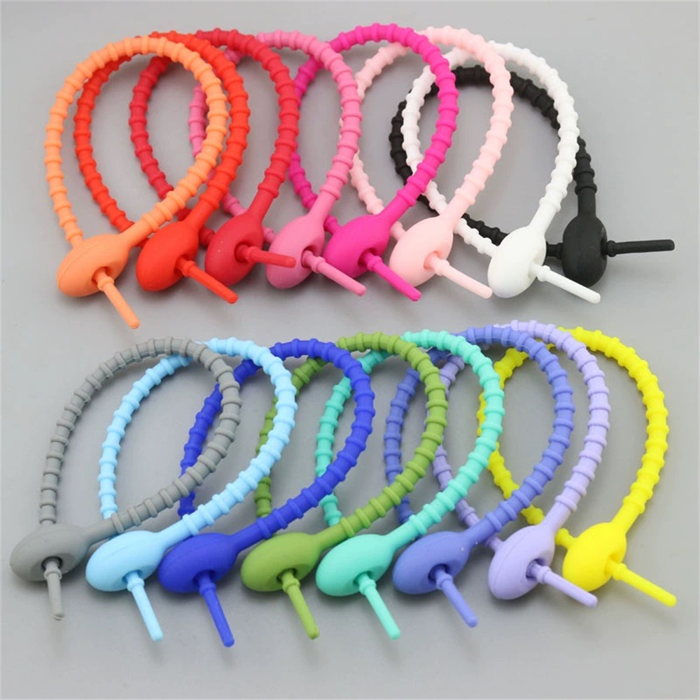 สายรัดซิลิโคนหลากสี 10 ชิ้น/ชุ - Gear Tie Reusable บทวิจารณ์และราคา