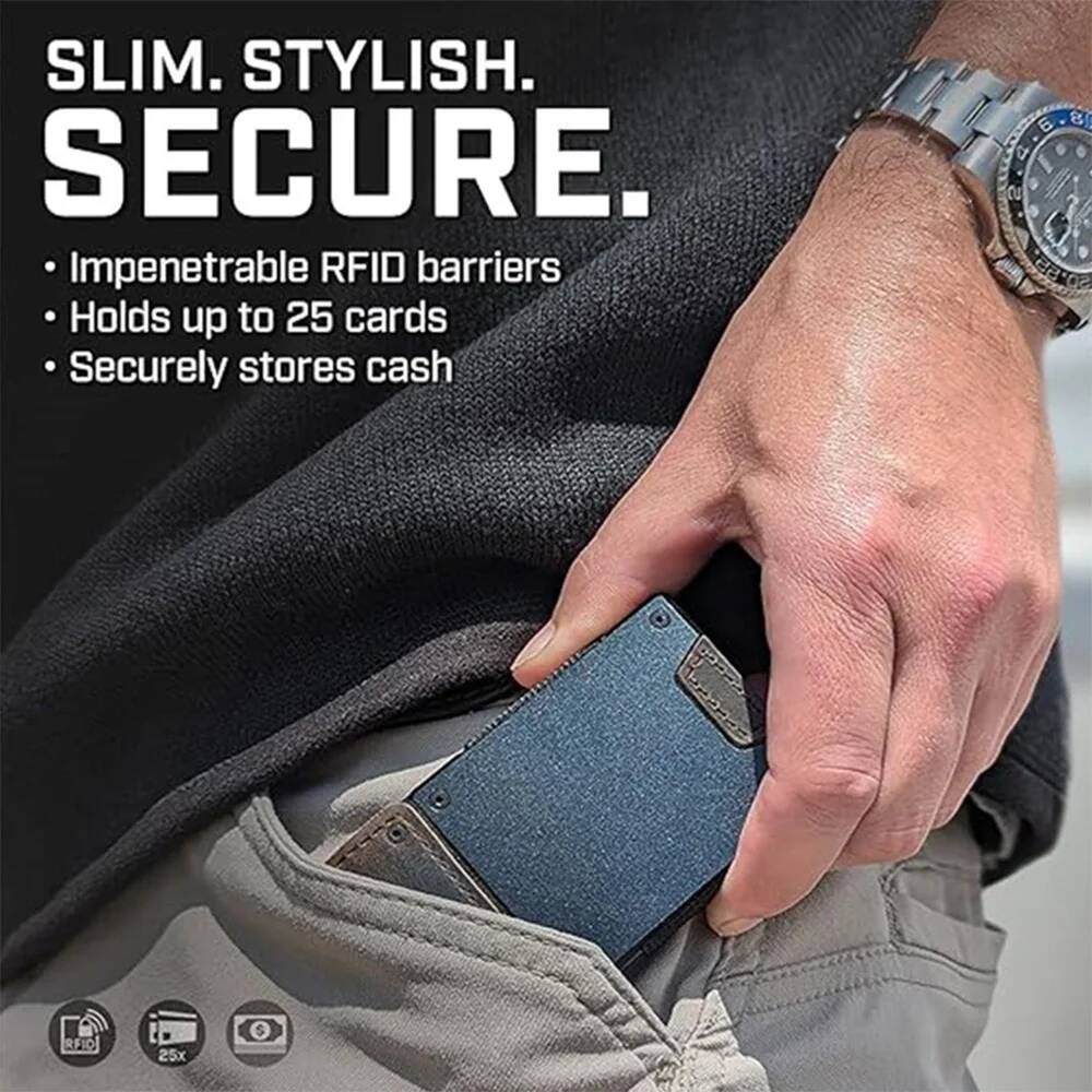 กระเป๋าสตางค์หนังแบบมินิมอลสำห - Money Clip Magnetic บทวิจารณ์และราคา