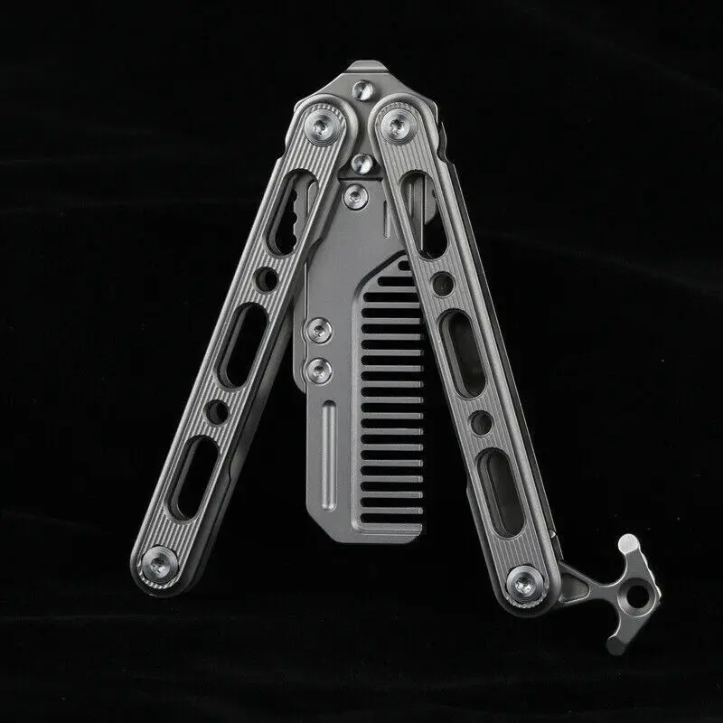 FEGVE EDC ที่เปิดหวีโลหะผสมไทเ - Comb Pocket Titanium บทวิจารณ์และราคา