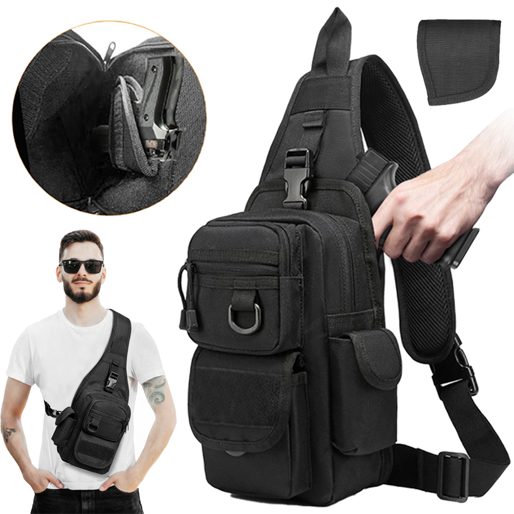 กระเป๋าปืนพกพาแบบยุทธวิธี กระเ - Edc Concealed Carry Backpack บทวิจารณ์และราคา