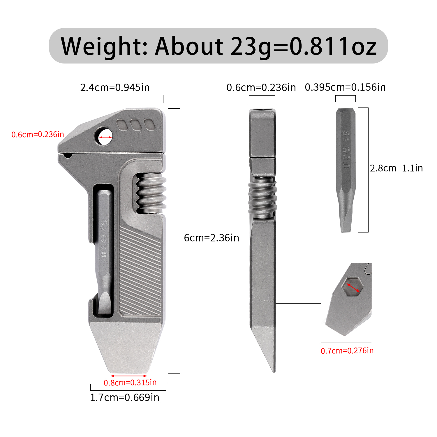 เครื่องมือพกพาอเนกประสงค์ขนาดเ - Edc Gear Every Day Carry บทวิจารณ์และราคา